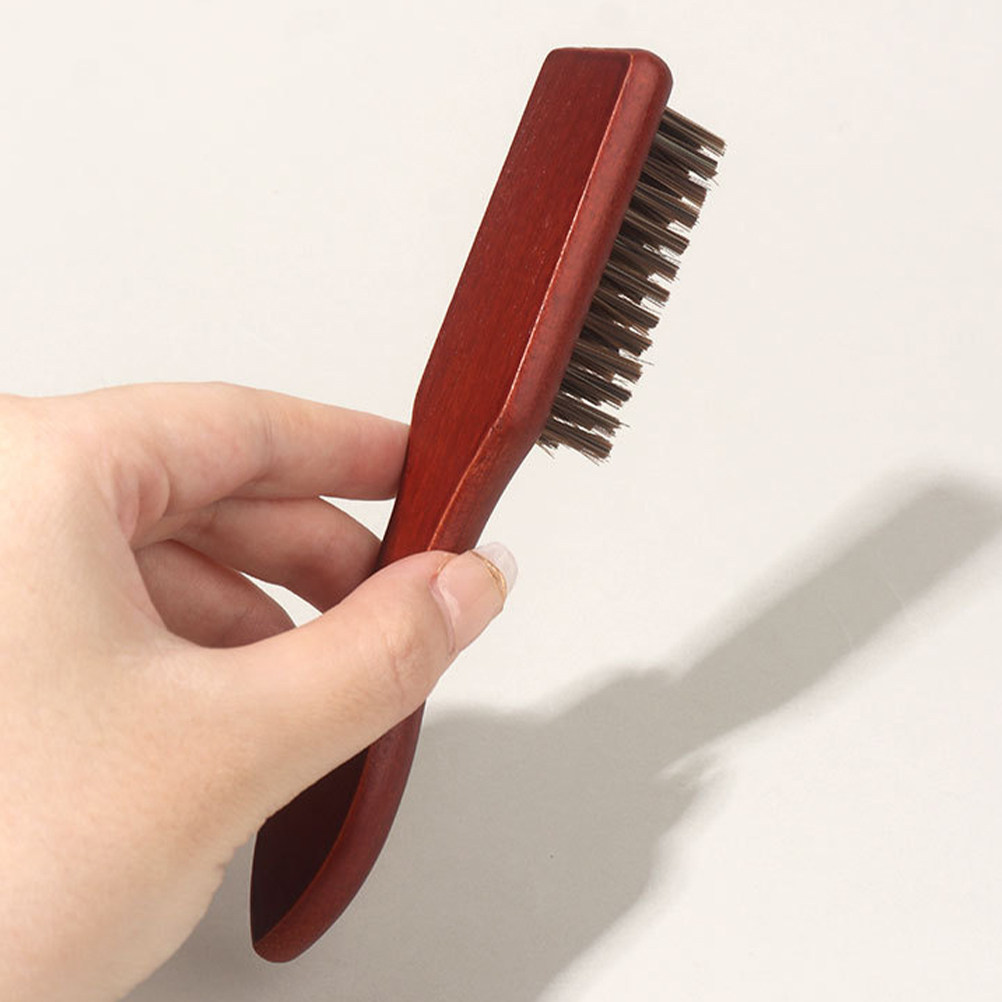 Men'S Beard Grooming - 2 cepillos de madera para el