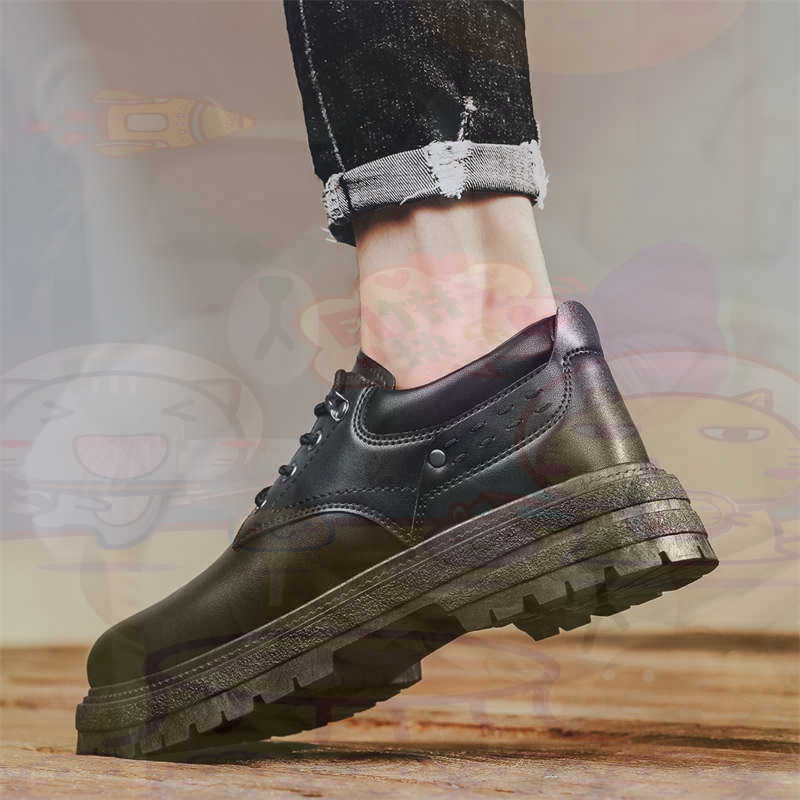 Men'S Grooming Experience - Zapatillas deportivas de cuero Natural oscuro