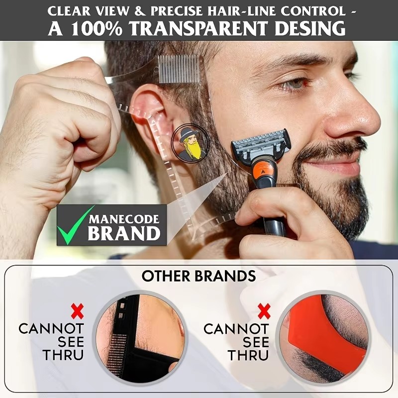 Men'S Grooming Makeup - 1 pieza/2 piezas/3 piezas de peine