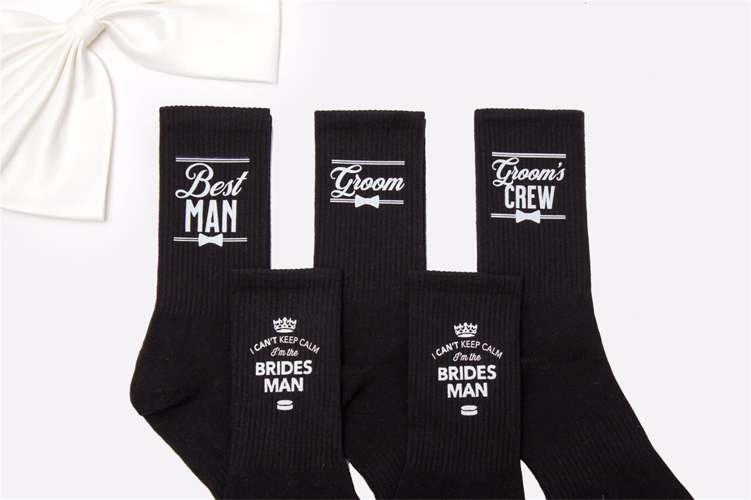 Men'S Grooming House - Calcetines de novio, regalos de padrino,