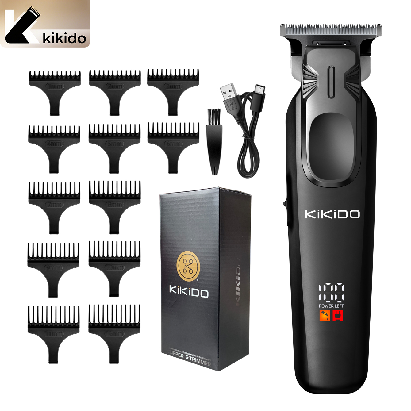 Men'S Grooming Guide - KiKiDo Cortadora de Pelo Eléctrica Inalámbrica