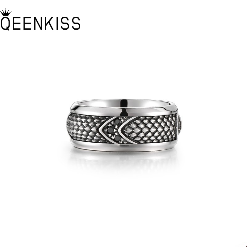 Men'S Grooming Set Gift - QEENKISS Anillos de plata de ley