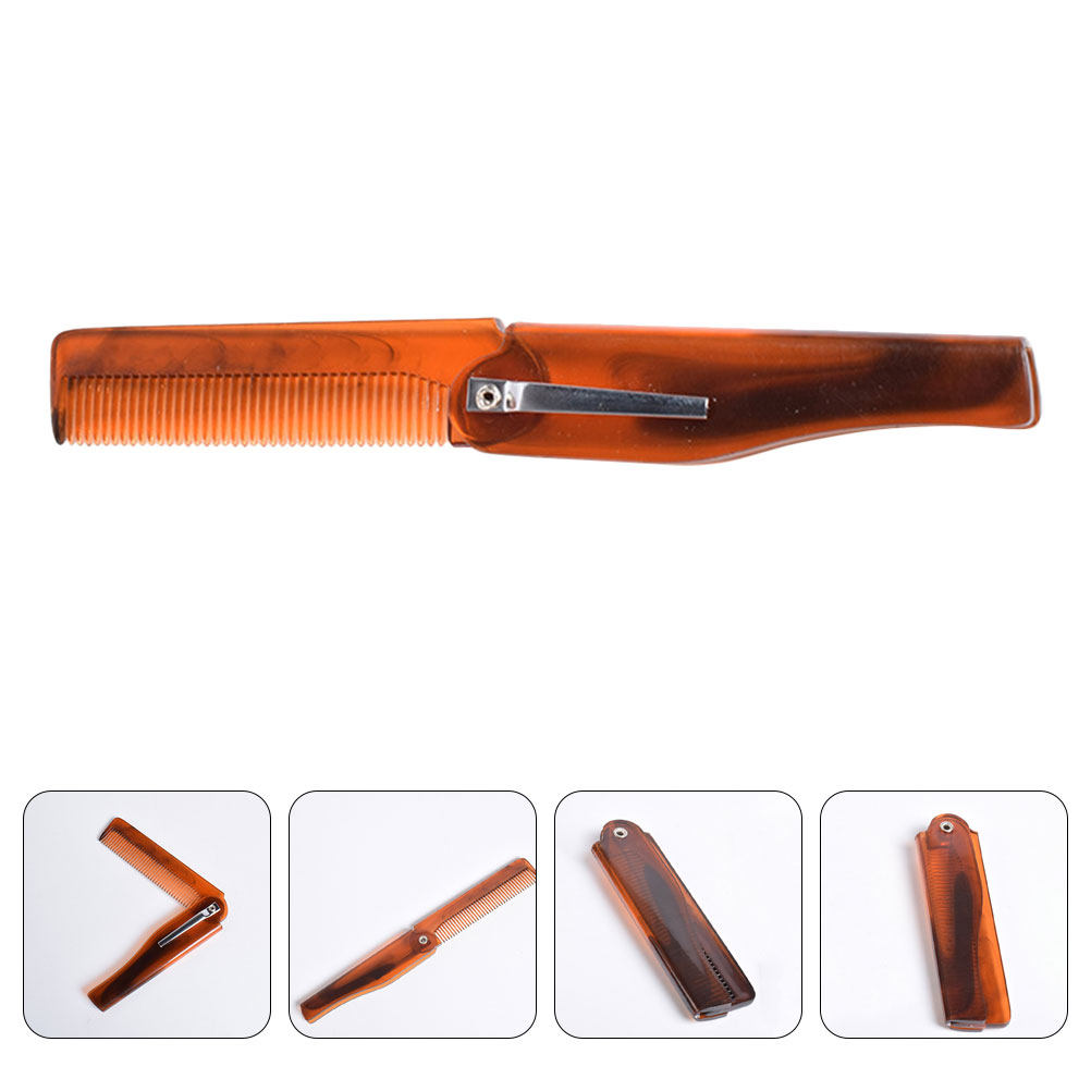 Men'S Beard Grooming - Peine Plegable para Hombre, Peine de