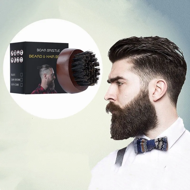 Men'S Beard Grooming - Cepillo de barba para hombre, cerdas