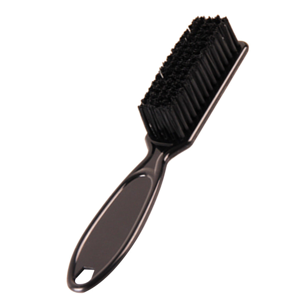 Men'S Beard Grooming - Cepillo para barba con mango liso,