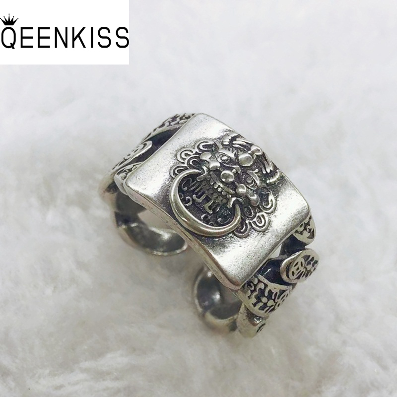 Men'S Grooming Set Gift - QEENKISS-Anillo de PIXIU de Plata de