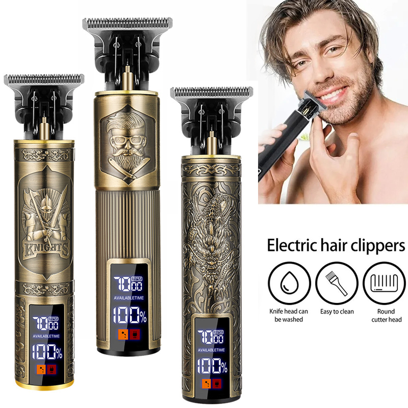 Beard Trimmer Cordless - Cortadora de Pelo Inalámbrica T9 para