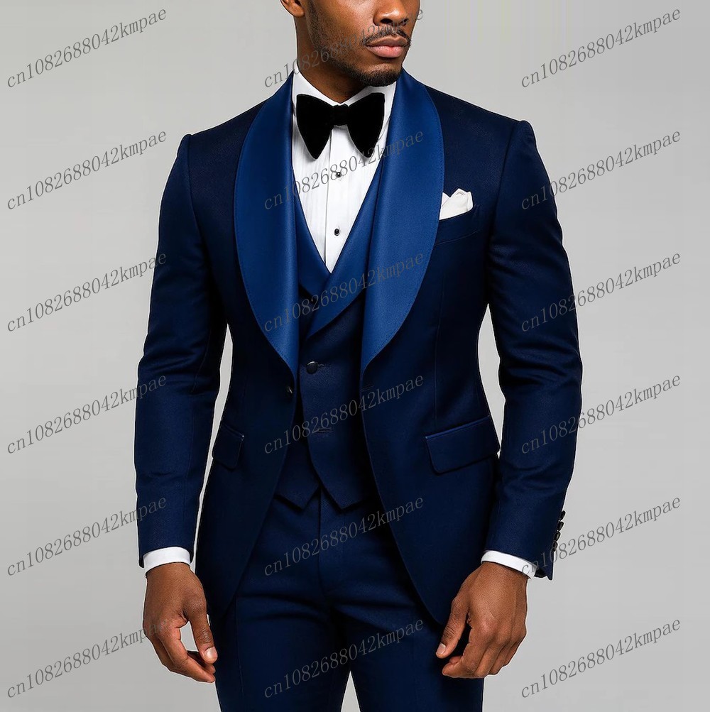 Nuevo traje Formal azul marino - Mens Grooming Tools reseña y precio