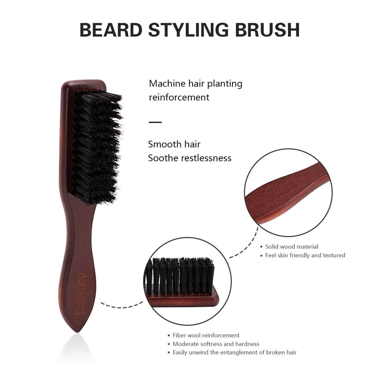 Peluquería mango de madera cer - Men'S Beard Grooming reseña y precio