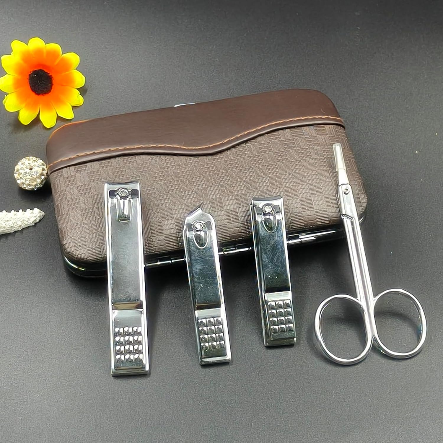 Set de manicura para hombres y - Mens Grooming Kit Bag reseña y precio
