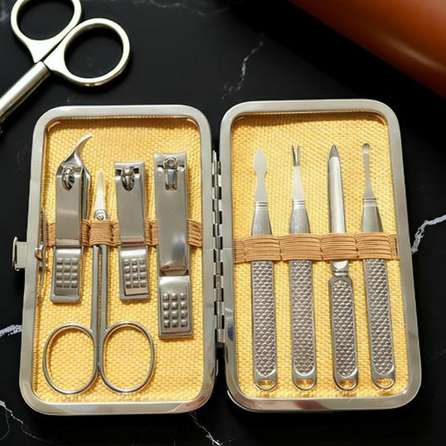 Set de manicura para hombres y - Mens Grooming Kit Bag reseña y precio