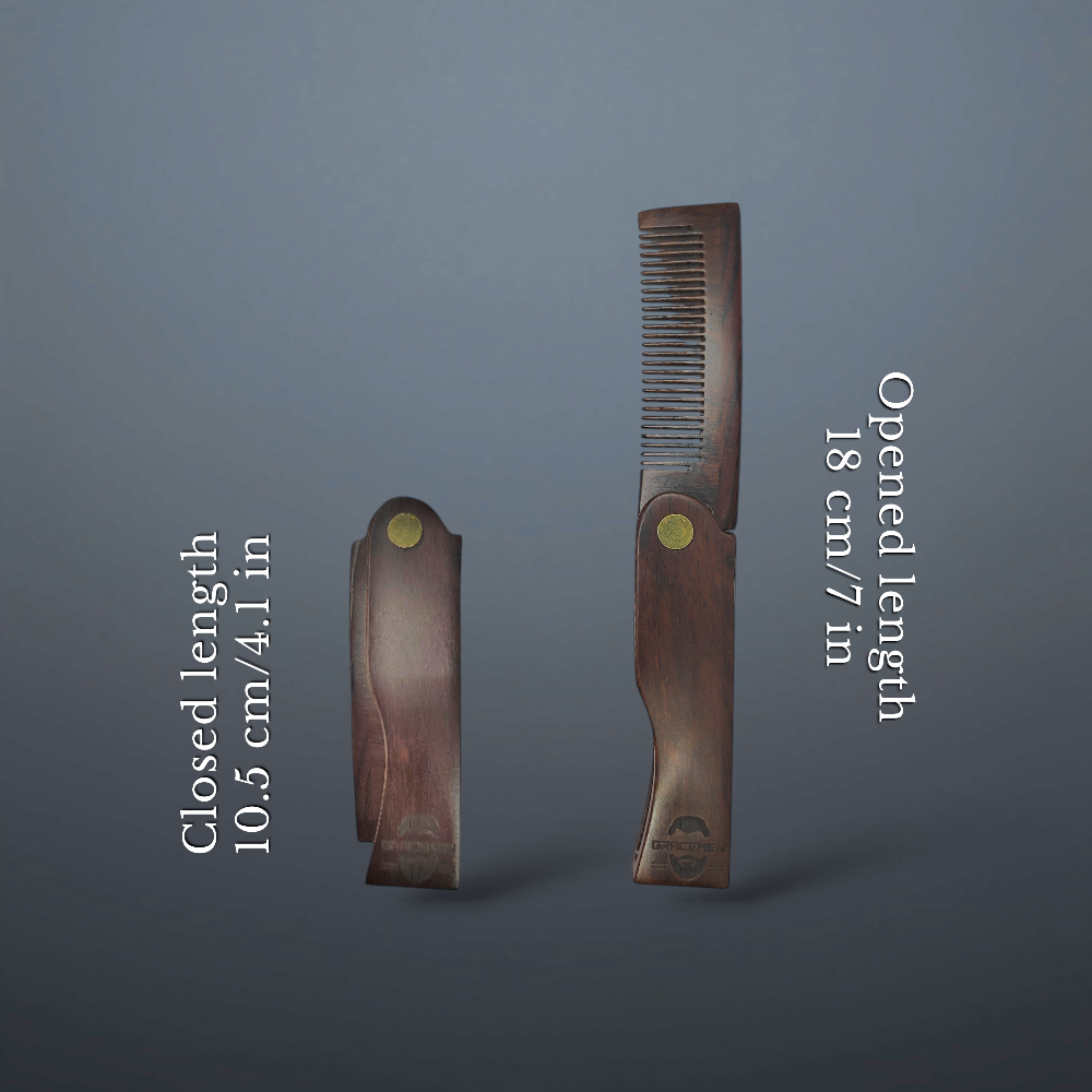 Kit de barba Gracemen: cepillo - Mens Grooming Kit Bag reseña y precio