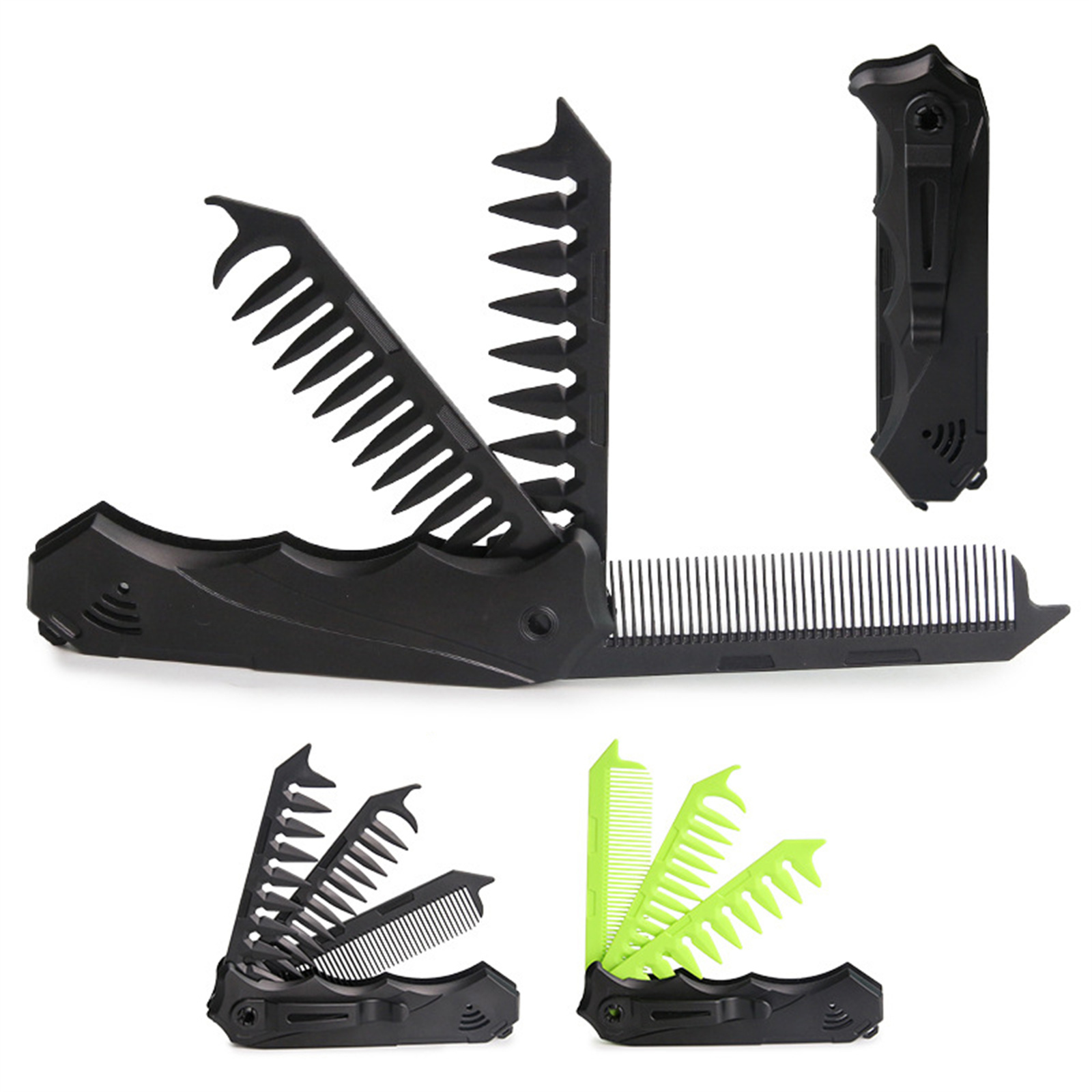 Peine plegable de doble diente - Men'S Grooming Tool reseña y precio