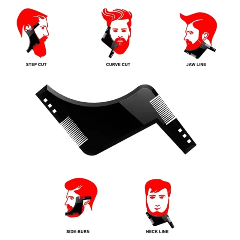 1PC Peine Moldeador de Barba p - Men'S Grooming Tool reseña y precio
