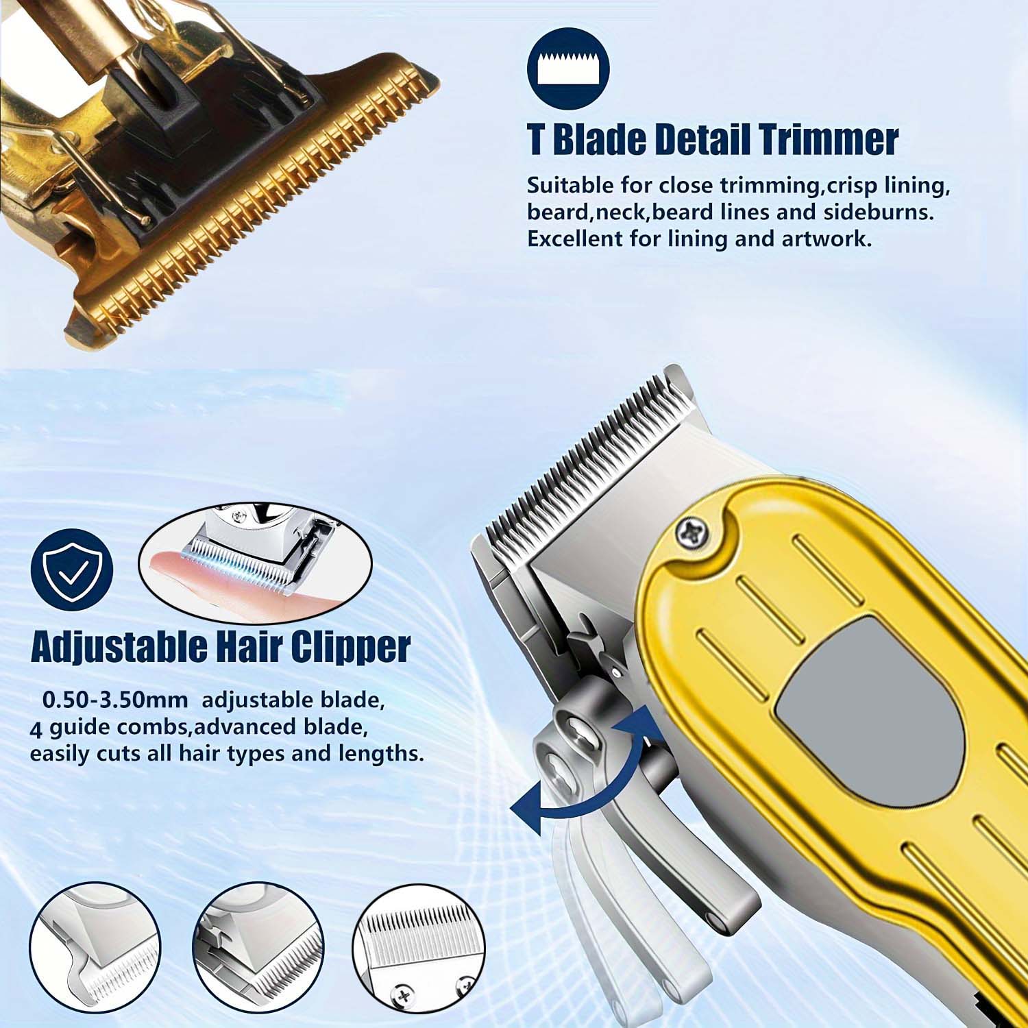 Juego de cortapelos eléctrico  - Men'S Grooming Guide reseña y precio