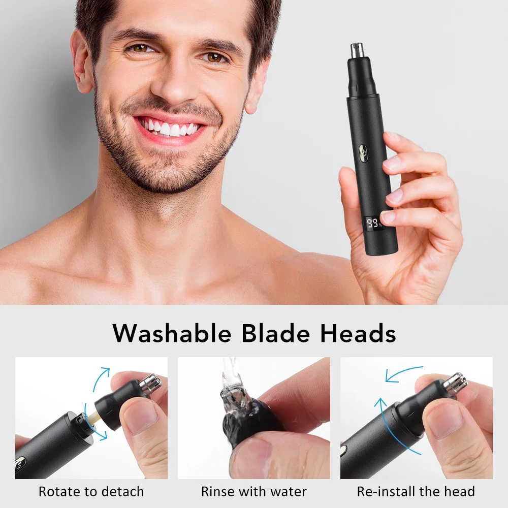 Recortadora de Vello Nasal par - Mens Grooming Kit Bag reseña y precio