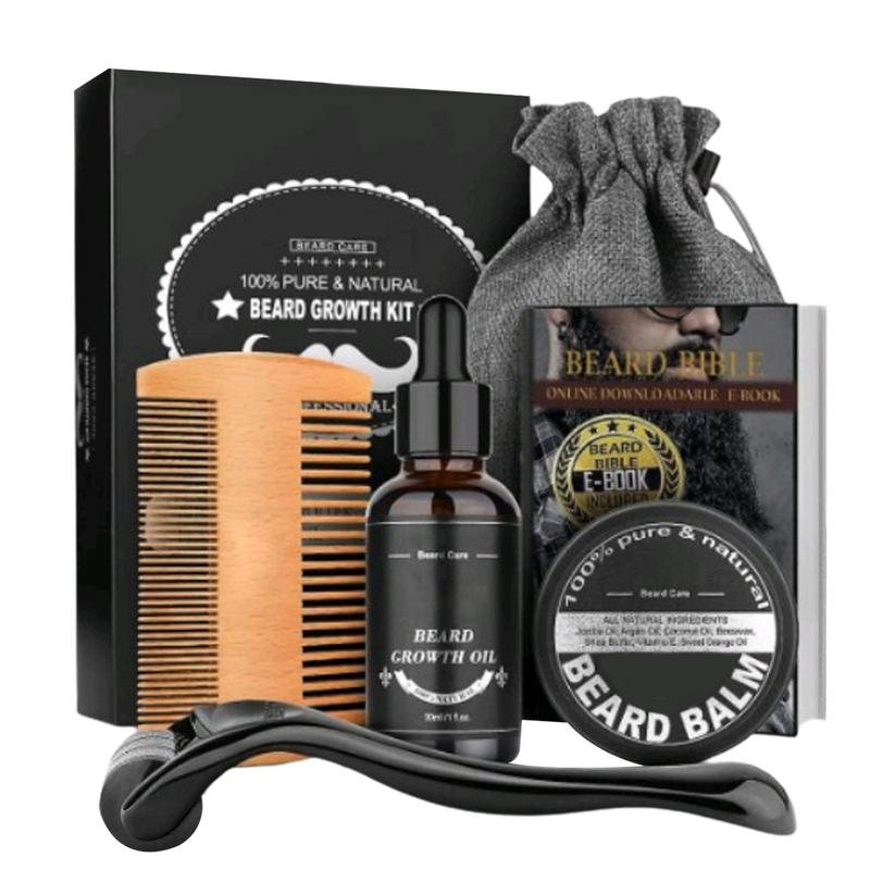 Juego de 5 uds de barba para h - Mens Grooming Kit Bag reseña y precio