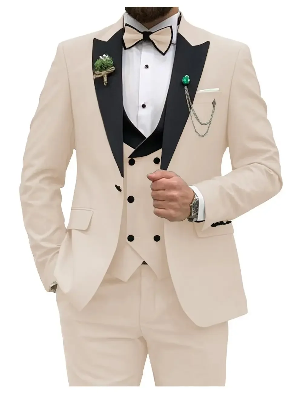 Traje de Hombre Slim Fit, Dobl - Mens Grooming Tools reseña y precio