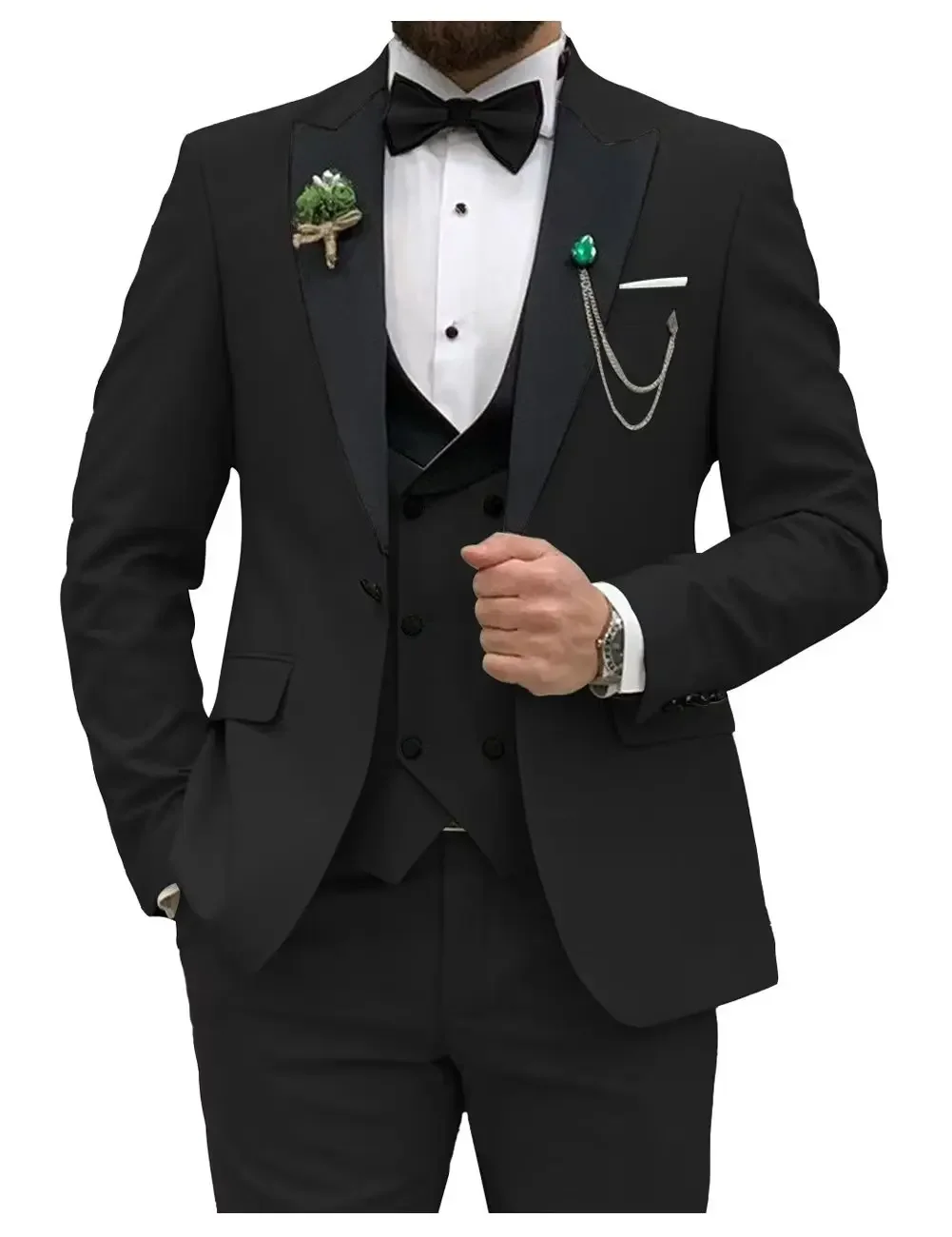 Traje de Hombre Slim Fit, Dobl - Mens Grooming Tools reseña y precio
