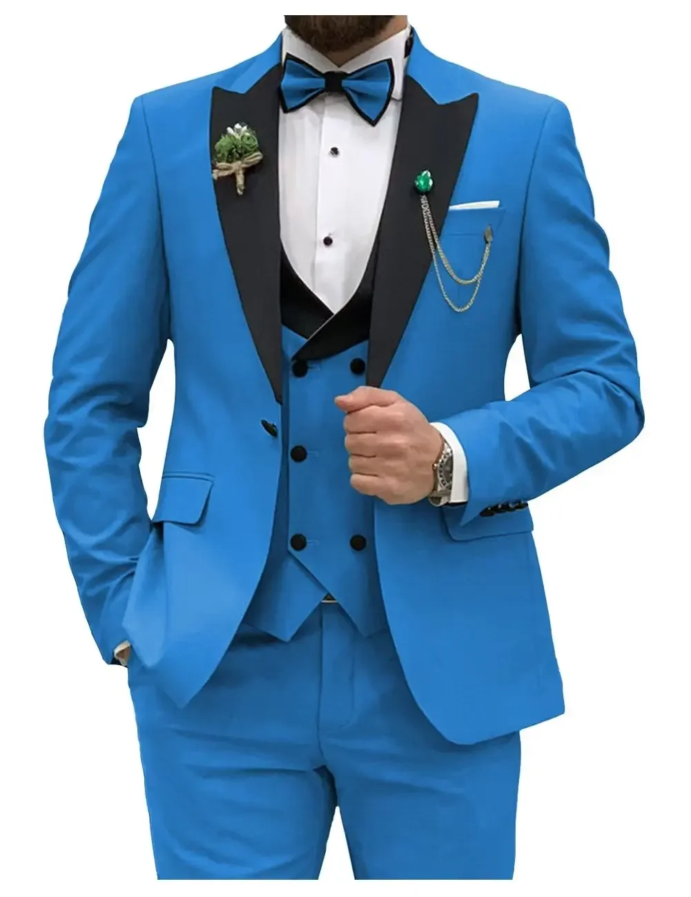 Traje de Hombre Slim Fit, Dobl - Mens Grooming Tools reseña y precio